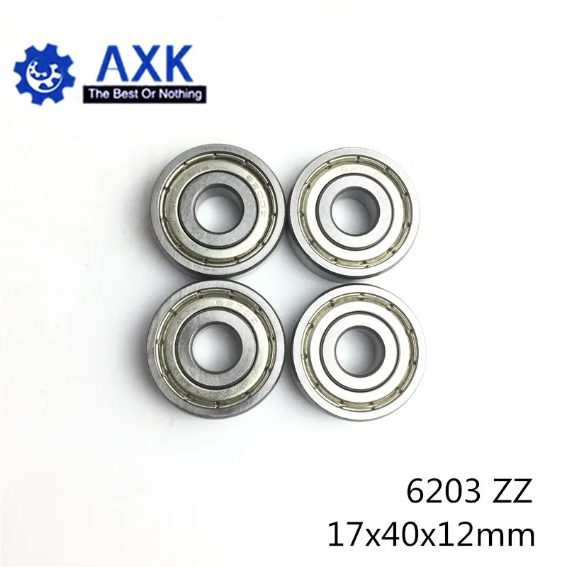 

6203ZZ Bearing 17*40*12 mm ABEC-3 ( 4 PCS ) For Machinery Saws Deep Groove 6203 Z ZZ Ball Bearings 6203Z