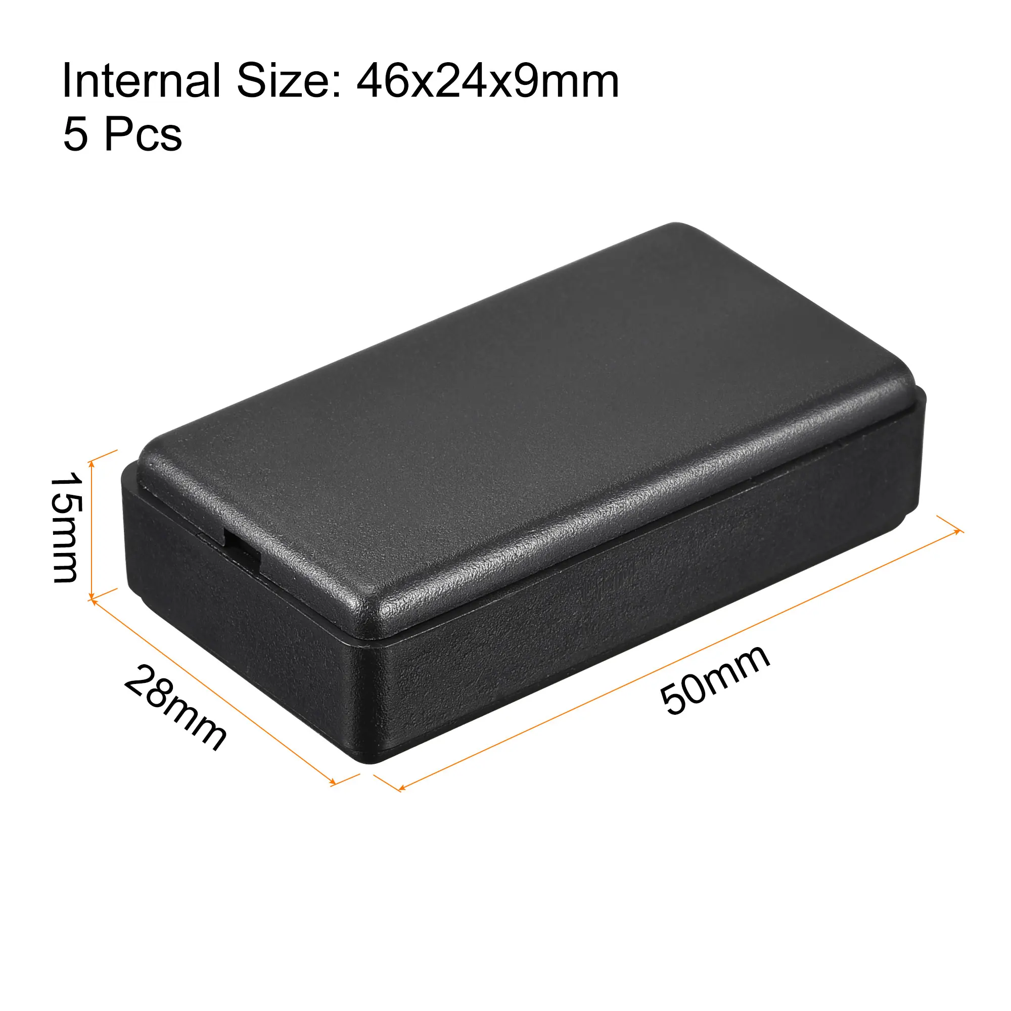 5pcs 50x28x15mm Mini Dustproof ABS Plastic Project Box Junction Box Housing Instrument Case Enclosure Box Electronic Supplies