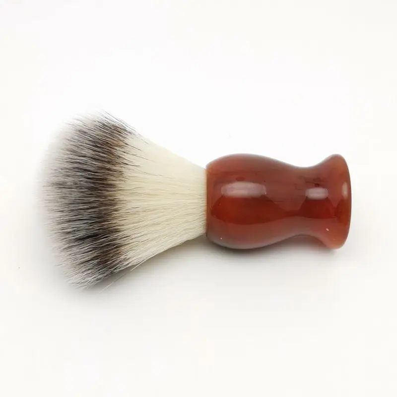 Misty Rain Pattern Resin Handle Synthetic Fiber Shaving Brush Perfect for Man Wet Shave  Cream Safety Razor