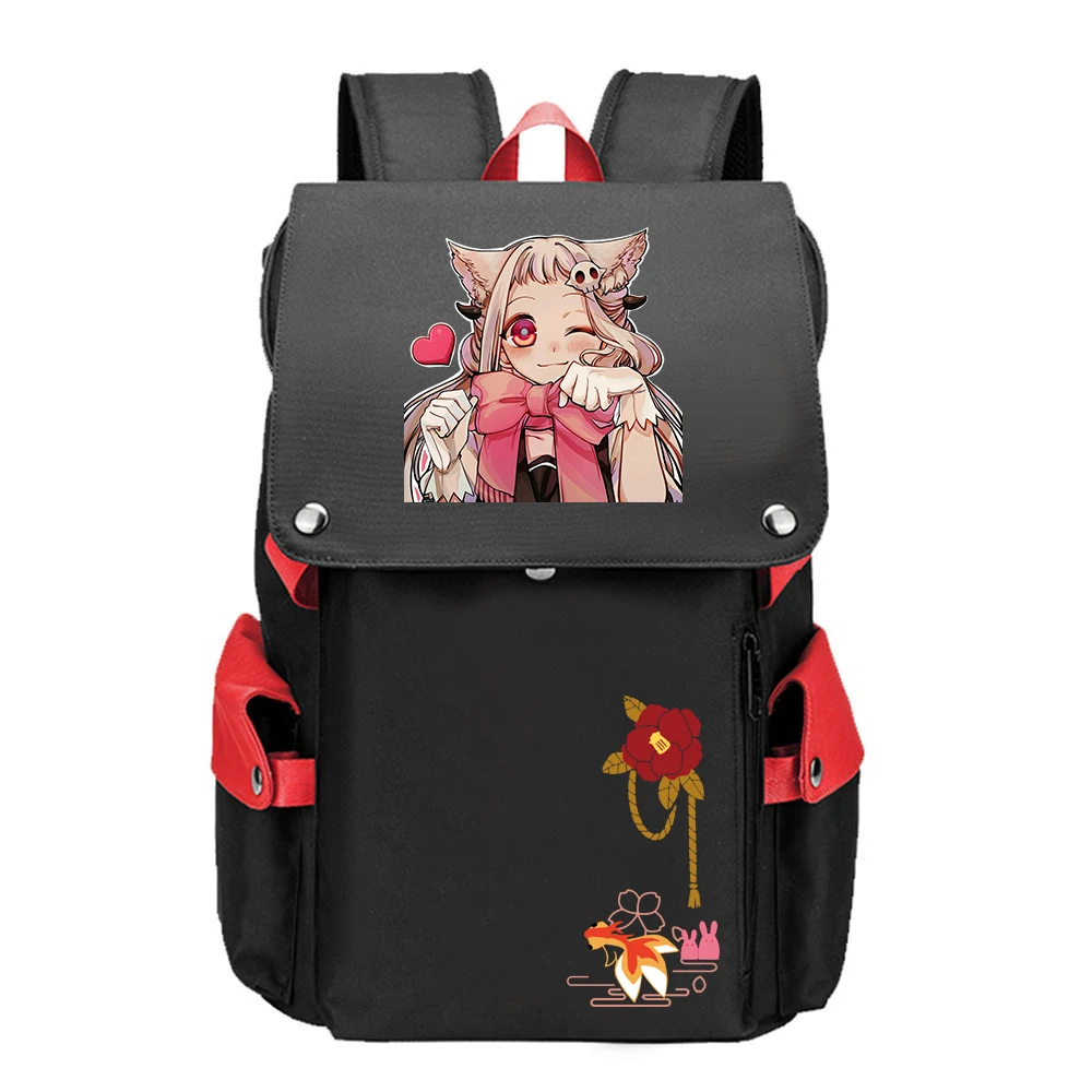 Toilet-Bound Hanako-kun Anime Bookbag Oxford School Backpack Women Travel Bagpack Large USB Charging Laptop Shoulder Bags Rugzak