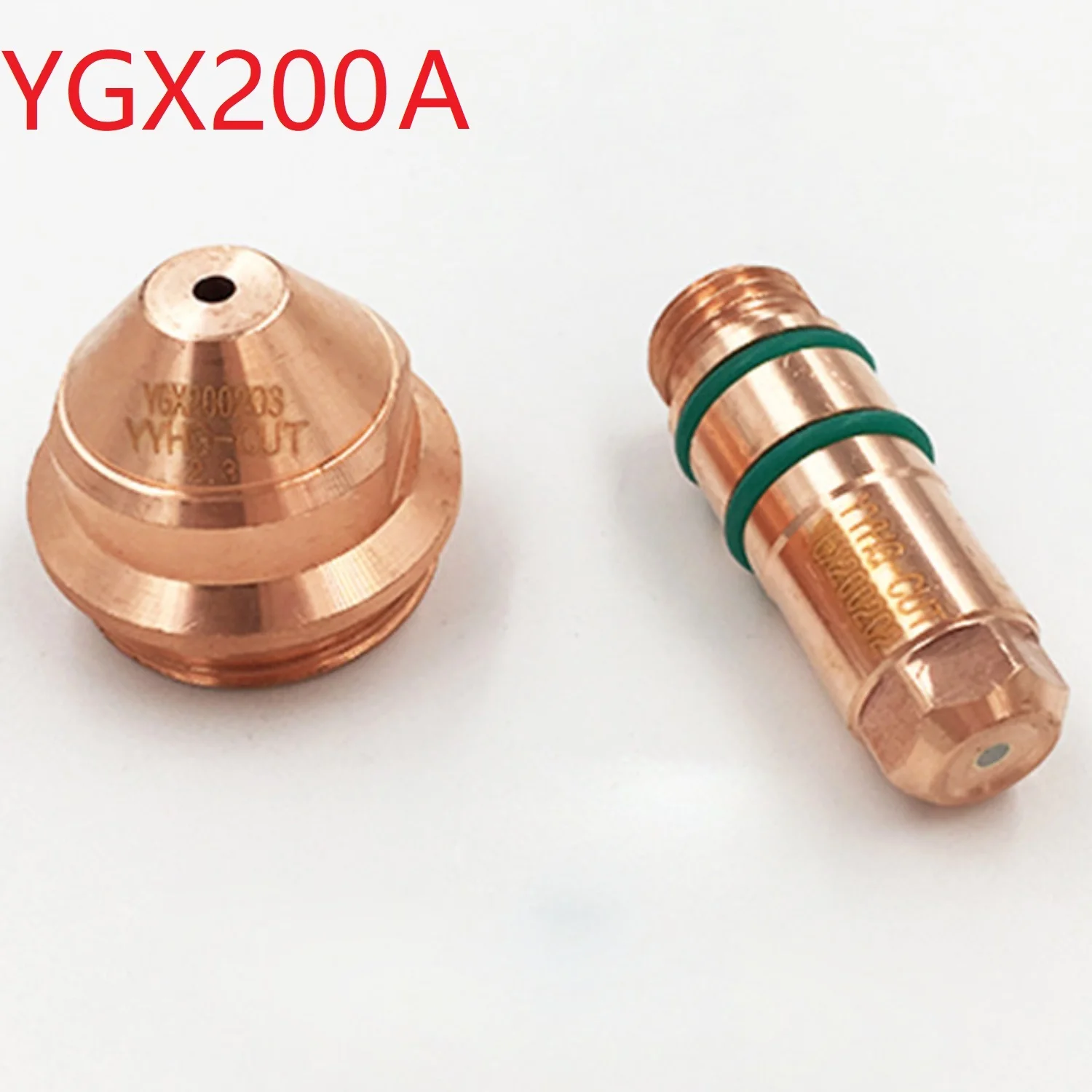 Yueyang YGX200 YGX200A YGX200202 YGX200203 1 Tip Nozzle 1 Electrode CNC Plasma Torch Cutting Machine