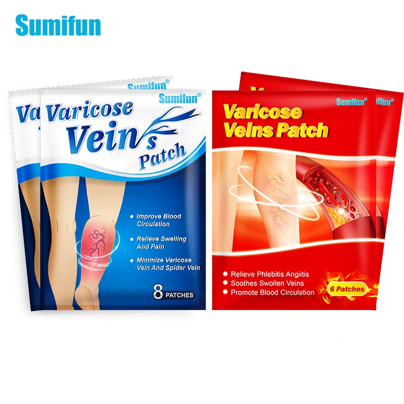 

Hot! 2Types Sumifun Varicose Veins Plaster Vasculitis Phlebitis Spider Cream Varicosity Angiitis Removal Herbal Medical Patches