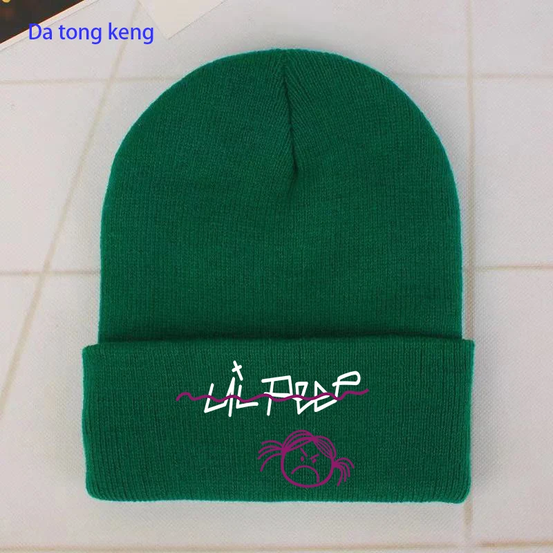 Lil Peep beanies cap knitted hat for winter hip hop beanies fashion ski hats unisex bonnets for women