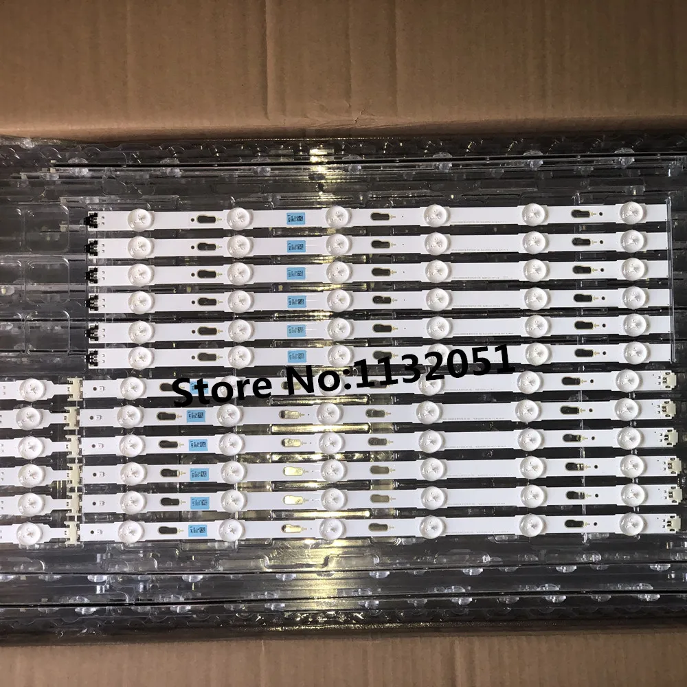 12pcs LED Rétro-Éclairage bande pour UE50JU6400U UE50JU6500 UE50JU6400 UN50JU6500 V5DU-500DCA-R1 500DCB BN96-34795A 3479snap6400