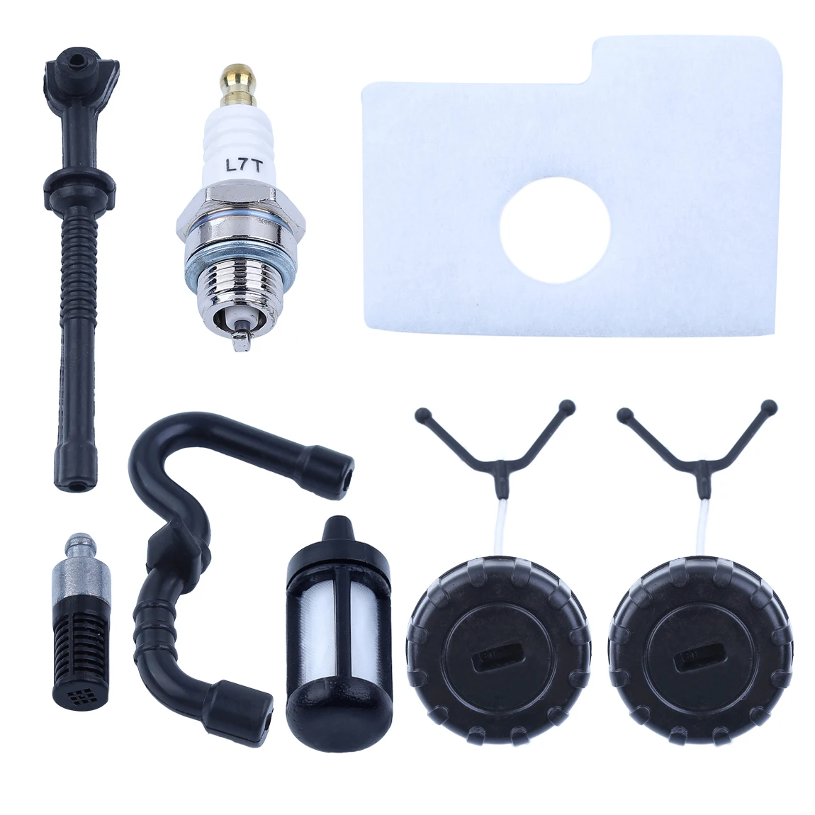 Aria carburante olio linea filtro tubo tappo serbatoio per STIHL MS180 MS170 018 017 MS 180 170 Kit candela motosega pezzo di ricambio muslimate