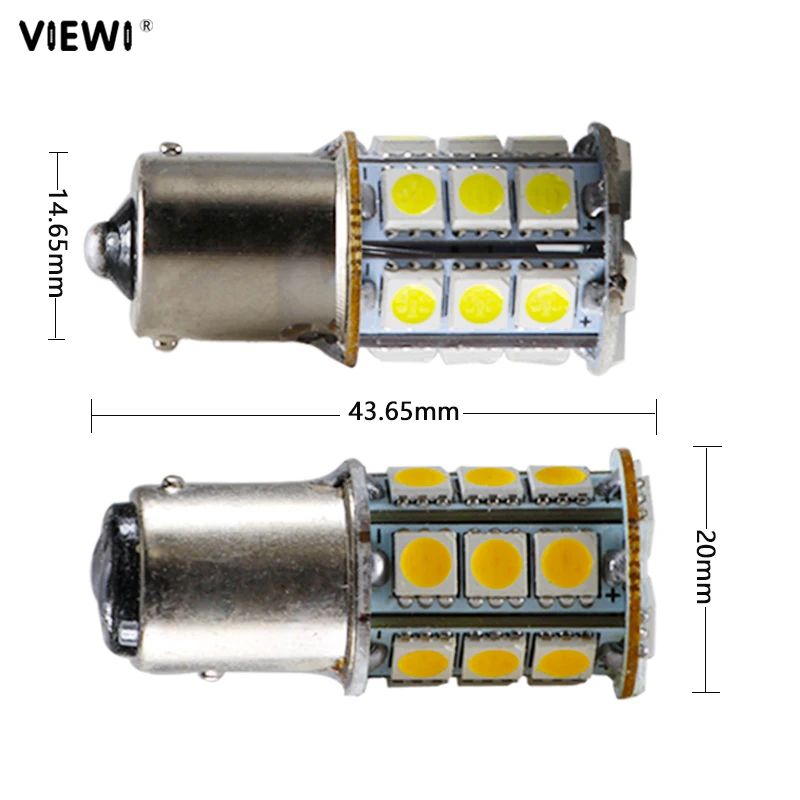 Super 4W Led Car Light P21W 1156 BA15S 1157 BAY15D P21/5W Canbus 12v 24v Auto Turn Signal BulbTruck Brake Backup Lamp 12 24 Volt