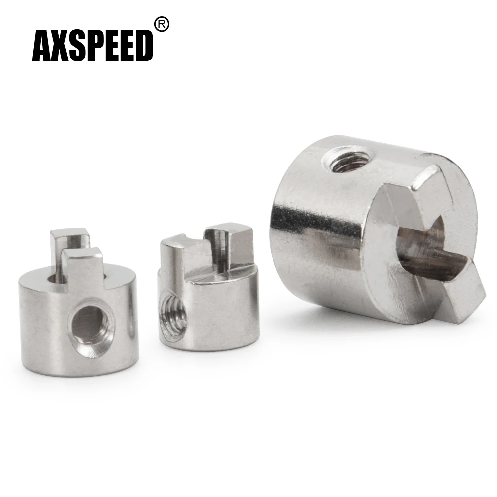 AXSPEED 10Pcs 3/4/5mm Stainless Steel Drive Dog Shaft Crutch Connector Paddle Fork for RC Electric Boat Model Accessories