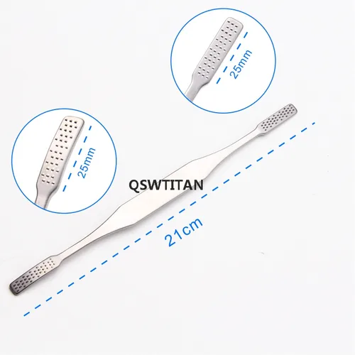 Imagen 2 del producto Limas de hueso Nasal de acero inoxidable, herramientas de cirugía plástica para la nariz