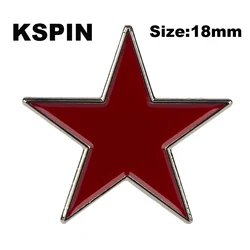 Red Star Lapel Pin Badge Enamel Pin badge brooch Lapel pin Jeans shirt Cool Jewelry Gift XY0162