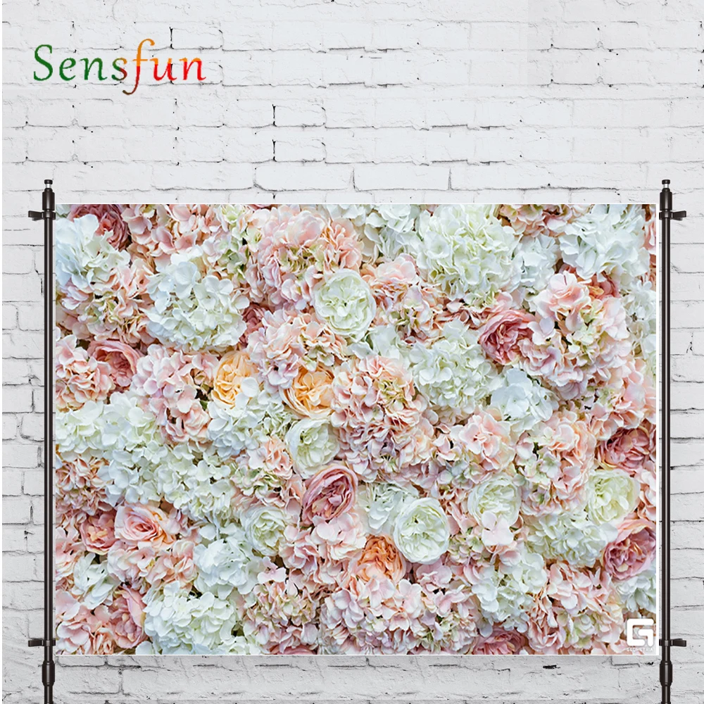 LEVOO New Photo Backdrop Art Flower Wedding Scene Decorate Background Nature Photocall Photo Studio Shoot Prop