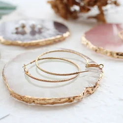 Resin Storage Painted palette Tray Jewelry Display Plate Necklace Ring Earrings Display Tray Creative Decoration Organizer