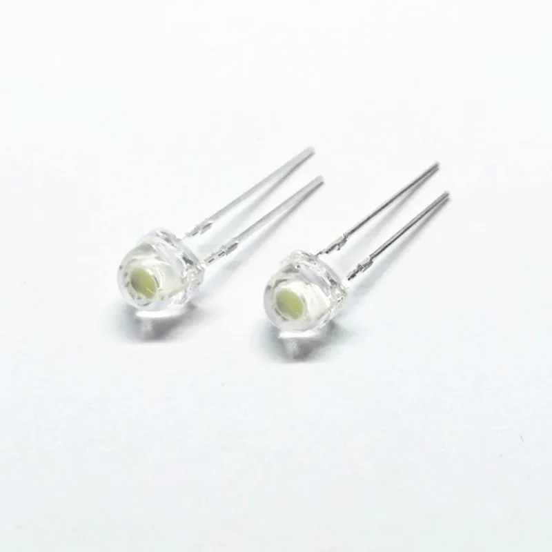 LED 5V 12v 5mm 3mm bead SMD f5 f3 hat/round lamp dip led USB car light white red green blue yellow chip 10pcs