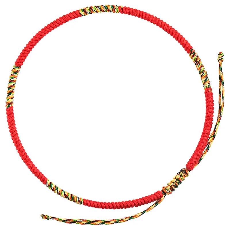 High quality Lucky Ankle Bracele for Women Foot Rope Adjustable Anklet Fashion Retro Women Handmade Red Rope Anklet Jewelry Gift