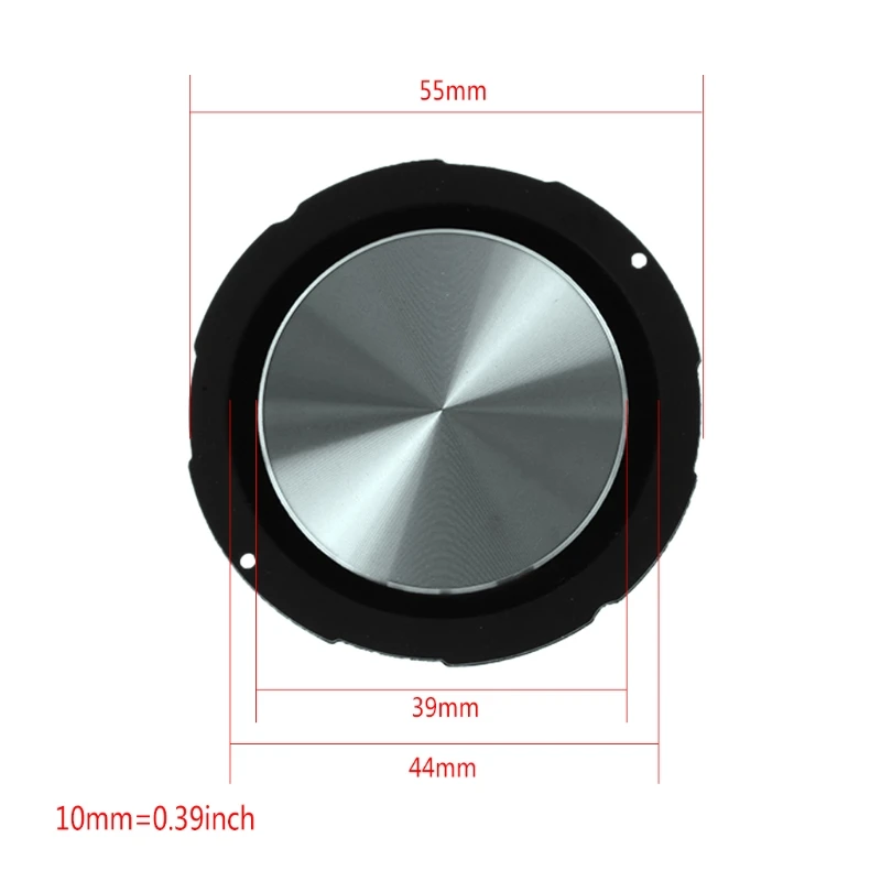 H052 2PCS Passive Bass Radiator Speaker Diaphragm 55mm Auxiliary Strengthen Vibration Membrane Woofer DIY Accessories