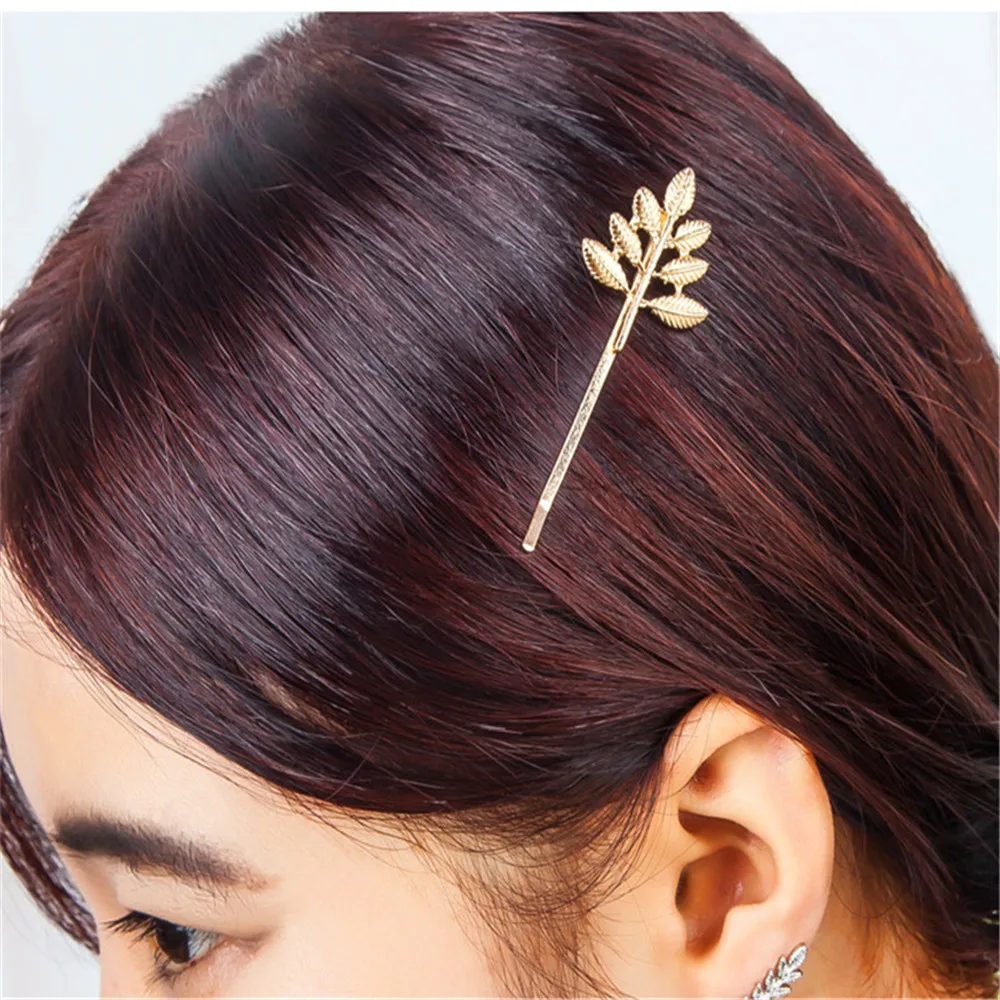 

1Pc Metal Retro Beauty Styling Tool leaves and Branches Hair Clip Hairband Comb Bobby Pin Barrette Hairpin Headdress Accessories