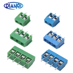 5mm Pitch 5/10 Pcs/lot KF301-5.0-2P KF301-3P KF301-4P Pitch 5.0mm Straight Pin 2P 3P 4P Screw PCB Terminal Block Connector