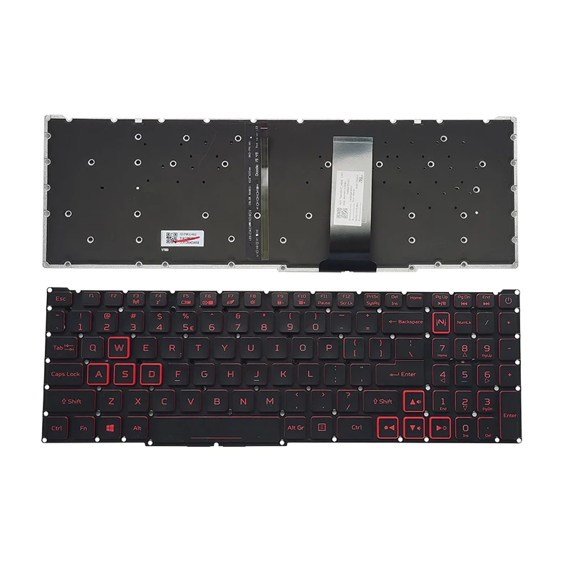 

US/RU/AR keyboard for Acer Nitro 5 AN515-54 AN515-43 AN515-44 AN517-51 52 N17 N17PG0-K1 N715-51 52 Nitro 5 n20c1 n20c2 AN515-55