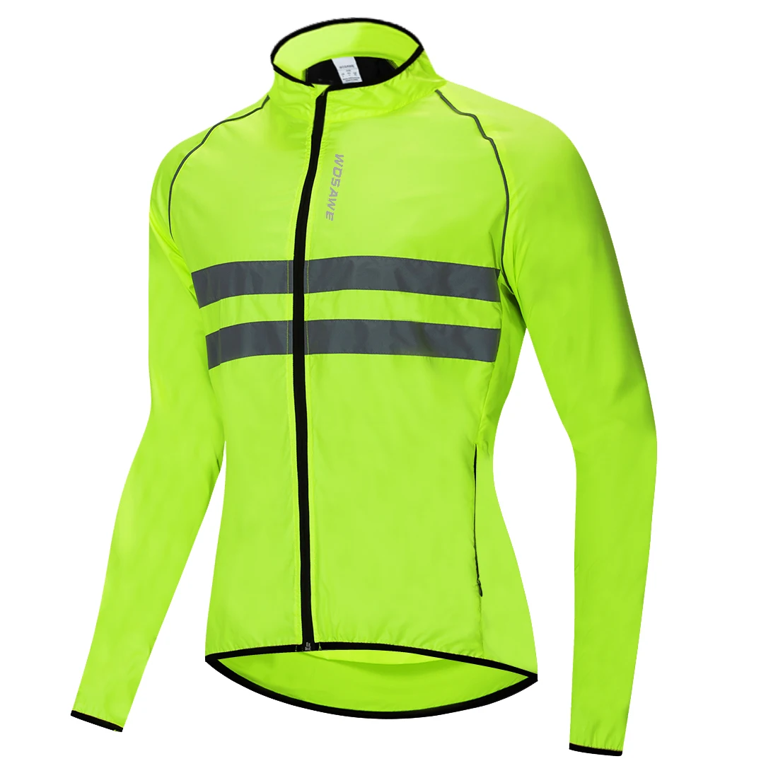 Wosawe ultraleichte reflektierende Männer Fahrrad jacke wind dichte Mountainbike MTB Jacke Laufen Reiten Fahrrad Wind jacke