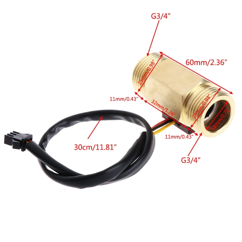 2024 New Professional Water Flow Sensor G3/4\