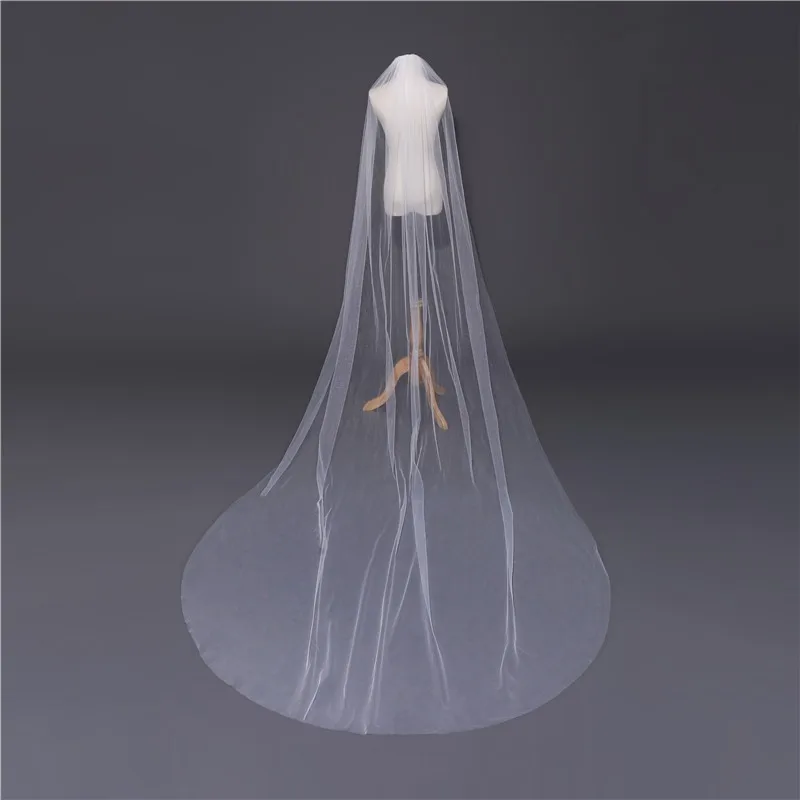 

Новое поступление, однослойная свадебная фата белого цвета слоновой кости, дешевые свадебные аксессуары, фата для невесты Welon matrimonio, фата velo de novia