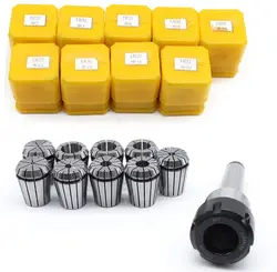 MT2 MT3 MT4 Morse tapper holder ER16/ER20/ER25/ER32 +9PCS Spring collet For CNC Milling Lathe tool high quality cone morse