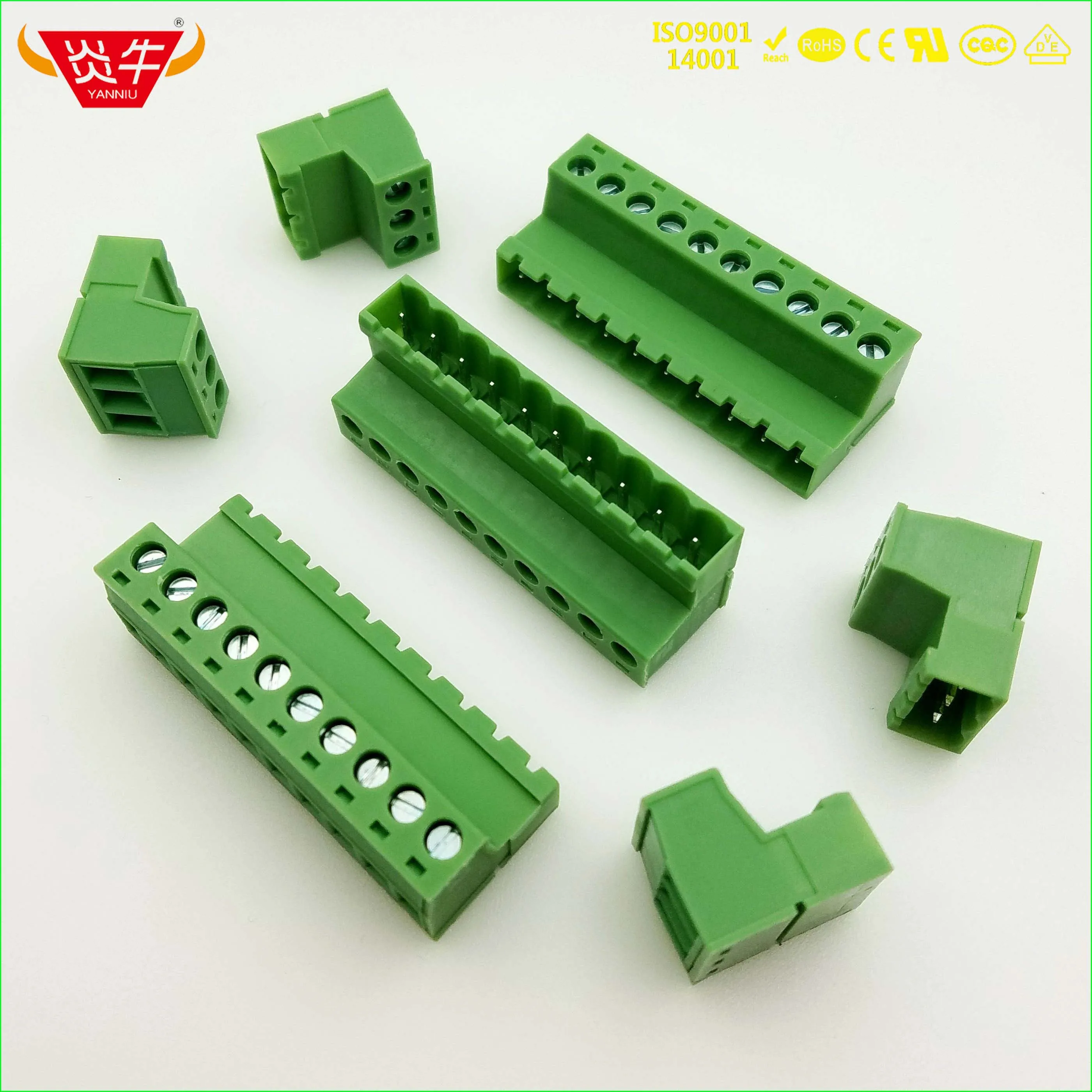 50Pcs KF2EDGRK-5.08 2-12P 2EDGKR 5.08mm 2～12PIN PCB CONNECTOR PLUGGABLE SCREW THROUGH HOLE TERMINAL BlOCKS IC 2,5/ 2-ST-5,08