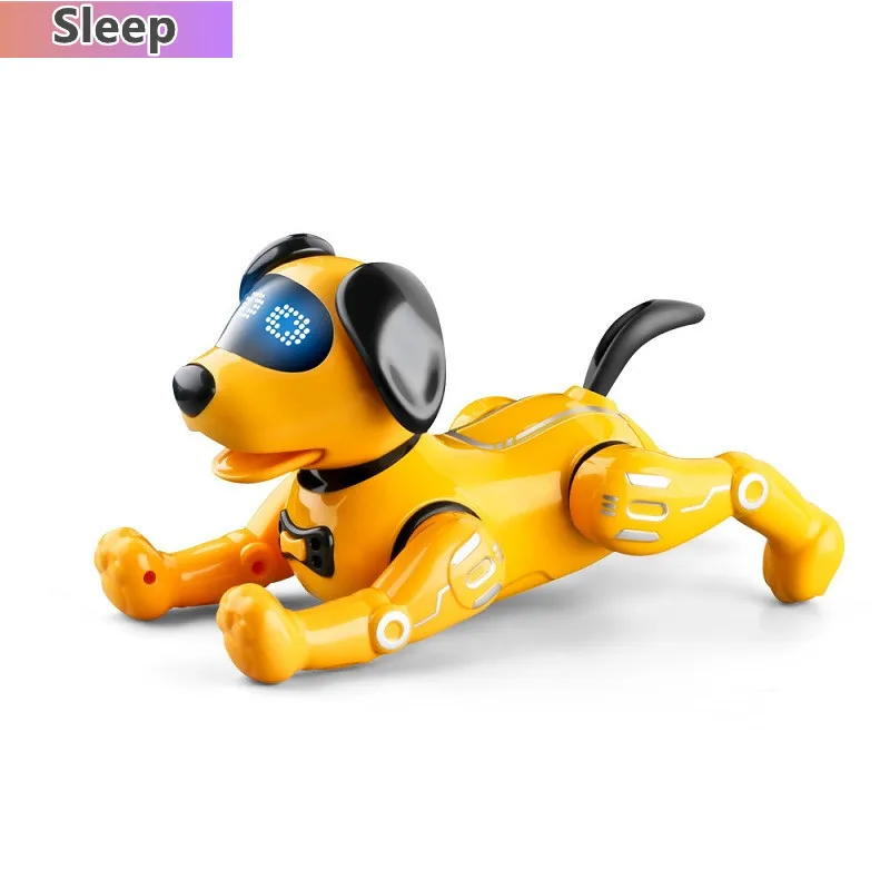 Educazione precoce intelligente Azione Programmazione Robot remoto Cane Rilevamento tattile Canzone Apprendimento musicale Inglese Giocattolo interattivo per bambini RC