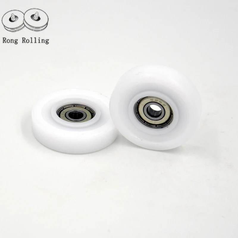 6*40*10 Packaged plastic bearings polyurethane wheel package plastic bearing pulley plastic package plastic bearing bore 6mm