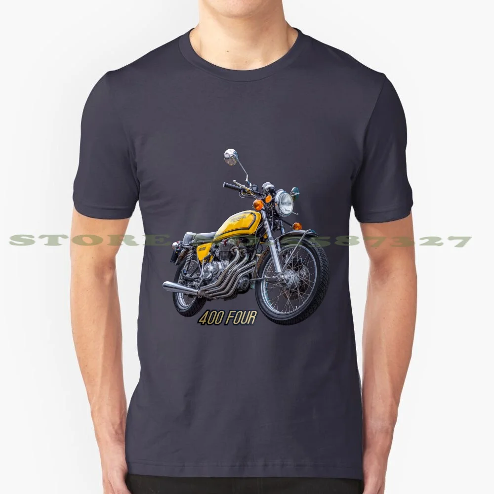 400 Four-1978 Cb400F 100% Pure Cotton T-Shirt Motorcycle 400F Cb400