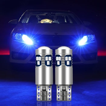 2pcs T10 LED 전구 자동차 위치 주차 조명 폭스 바겐 폭스 바겐 골프 4 5 6 7 MK4 MK5 MK6 MK7 폴로 6R 9N Scirocco R 액세서리
