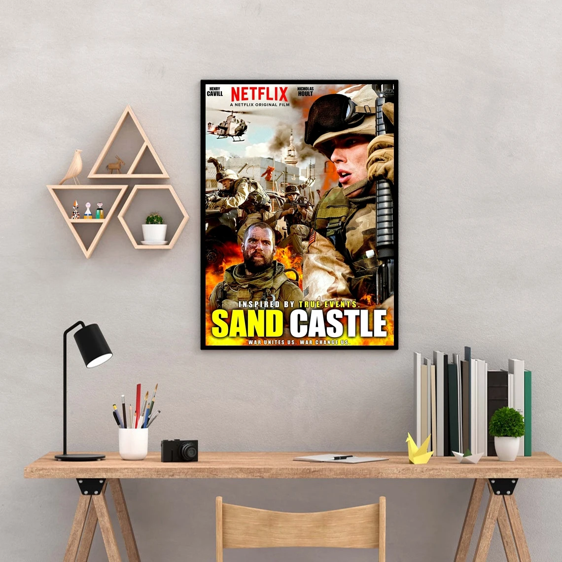 Sand Castle Movie Poster Canvas Print Home Decoration Wall Painting ( No Frame )