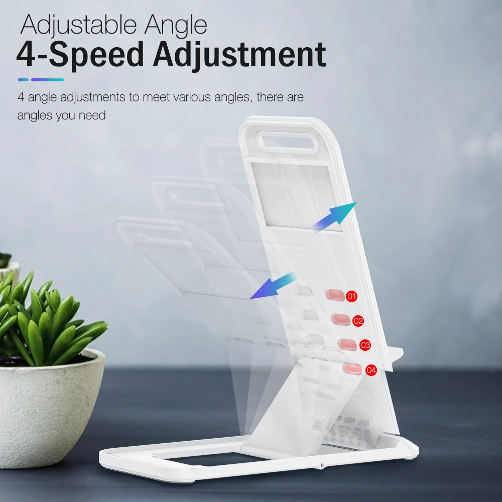 Cell Phone Holder Foldable Stand Portable Folding Expand Desktop Mount For iPhone 15 16 iPad Samsung Xiaomi Tablet Universal