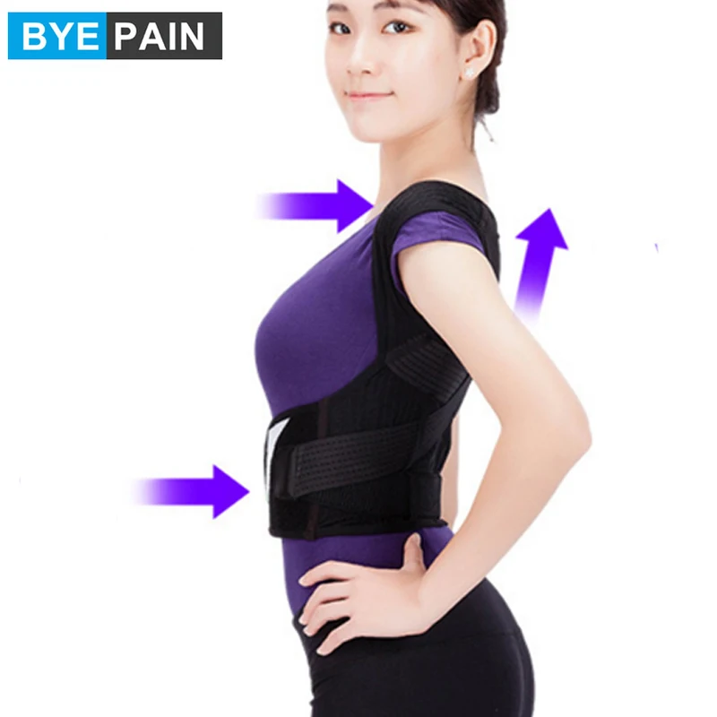 

BYEPAIN New Hot Breathable Shoulder Back Posture Corrector Back Brace Health Care Posture Support Belt Unisex for women man