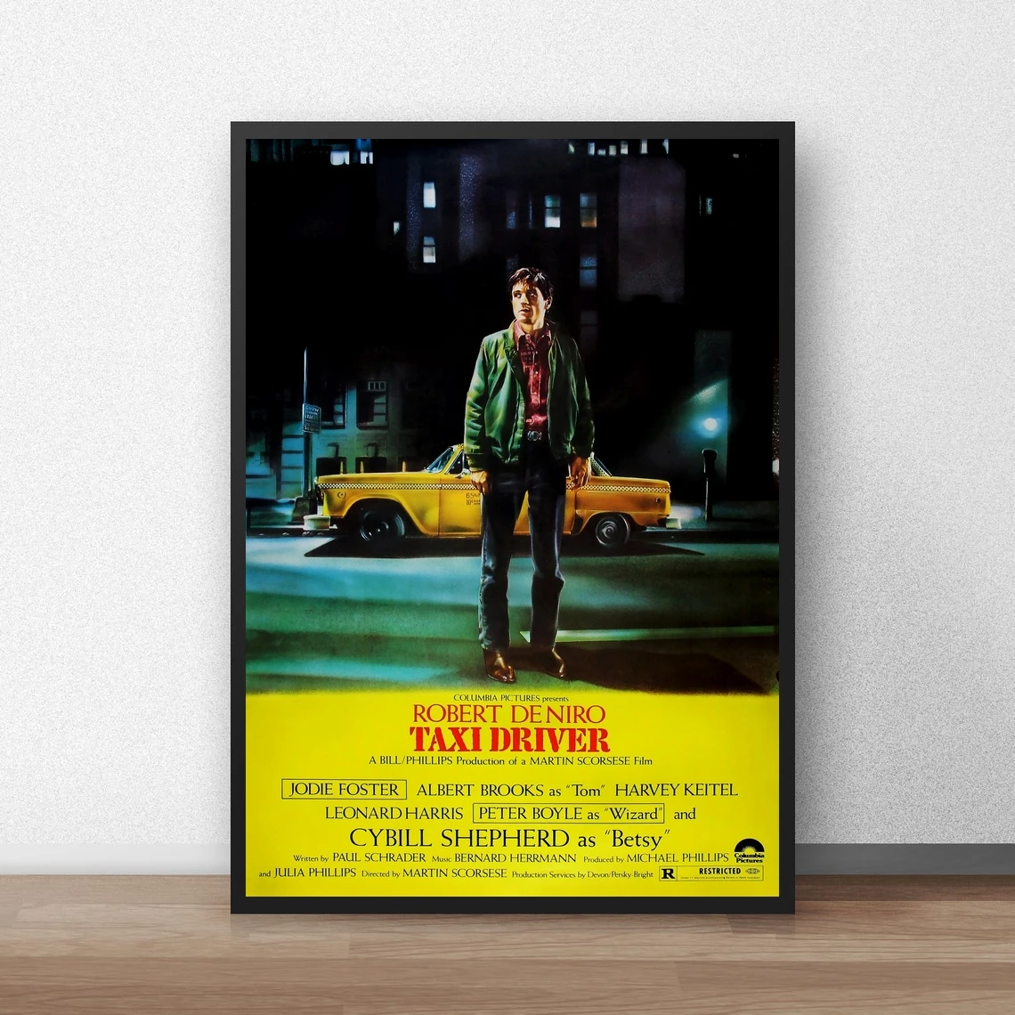 

Taxi Driver Classic Movie Poster Canvas Art Print Home Decoration Wall Painting ( No Frame )