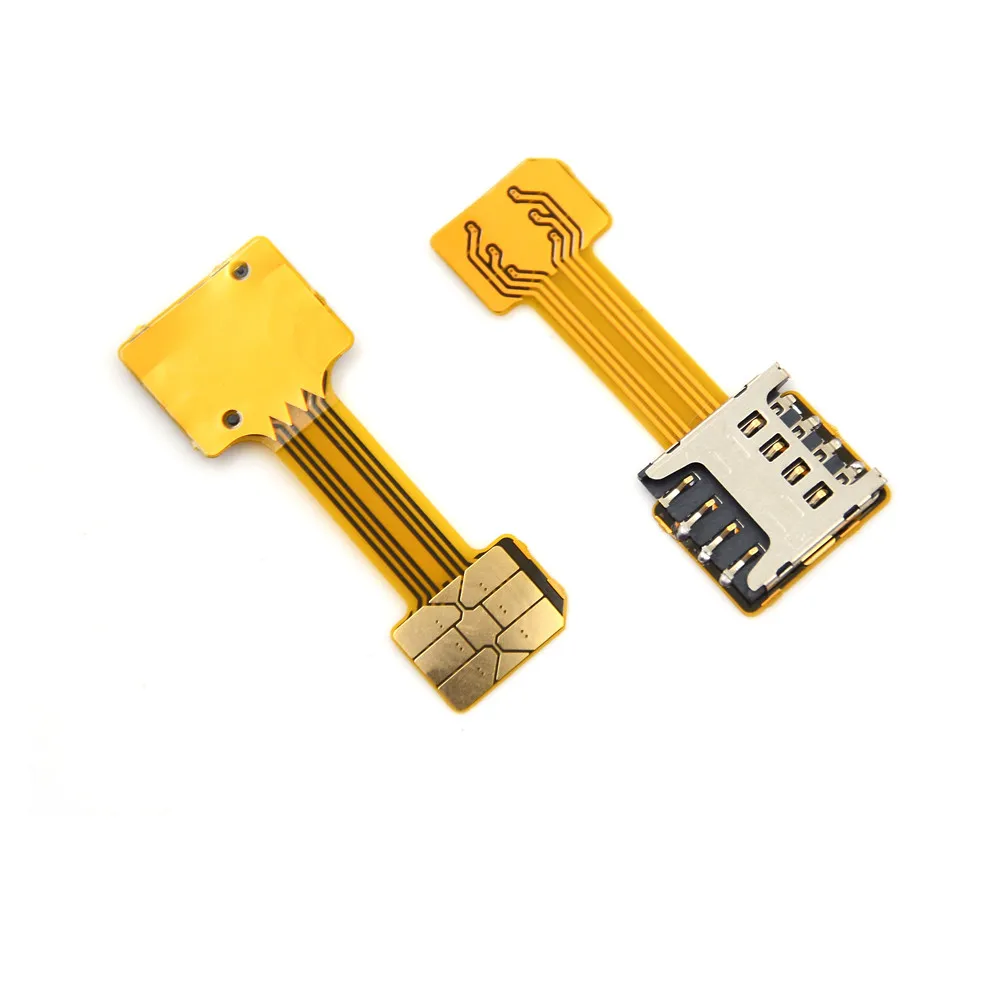  SIM Extender Card Reader Micro SD Hybrid Double Dual-Sim Card Nano Sim Extension Adapter for Xiaomi Redmi Huawei 1pcs