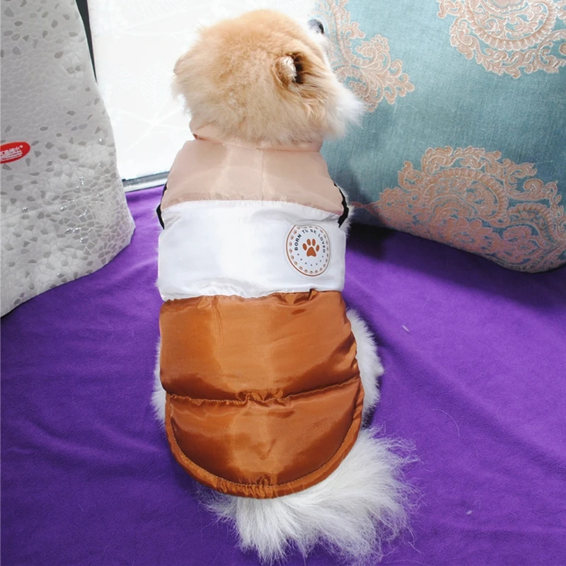 Pet Clothes For Dogs Thicken Warm Winter Puppy Pet Cat Coats Waterproof Dog Jacket Chihuahua Pug French Bulldog Vest Clothing