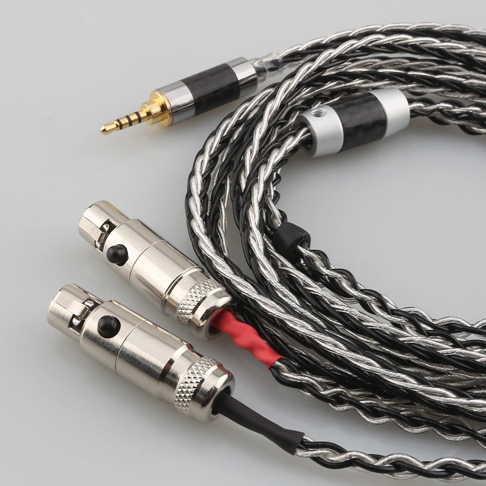 3.5mm 4.4mm Balanced 4pin XLR HiFi headphone Upgraded Cable for Audeze LCD-2 LCD-3 LCD-4 LCD-X LCD-XC Astell&Kern AK240 AK3