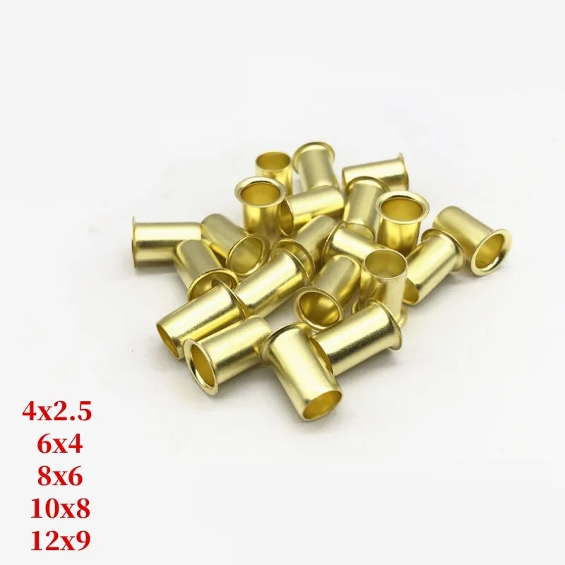 10pc Brass tubing bushing  4 6 8 10 12mm nylon tubing oil core/tubing oil core Oil pipe fittings  Compression Sleeve Fitting