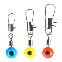 10 Stks/partij Fishing Float Bobber Stopt Ruimte Bonen Connectors Zee Zoutwater Gereedschap Connector Rolling Swivel Levert Visgerei