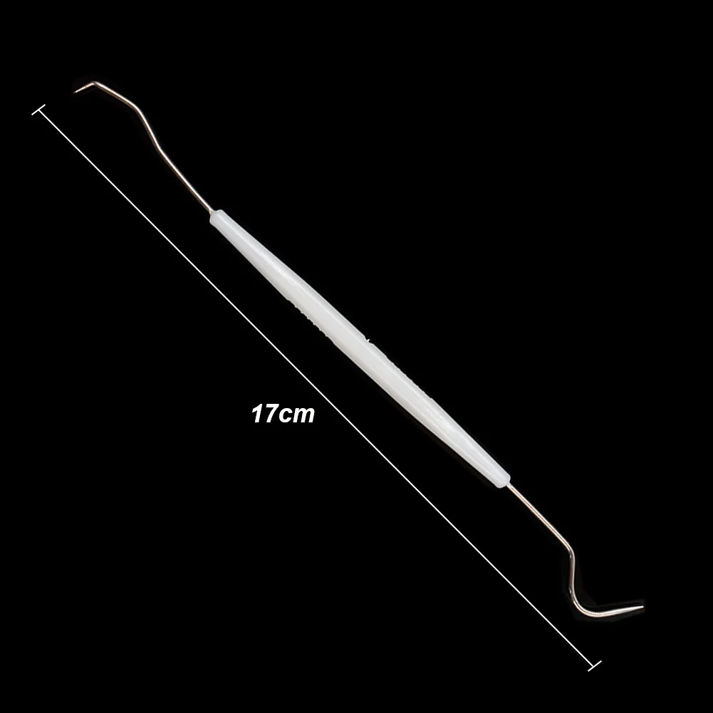 Double Ends Dental Periodontal Probe Dentist Instrument Endodontic Equipment Filling Fork Hook Pick Stainless Steel Teeth Clean