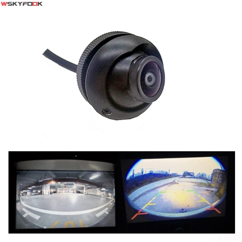 

22.5mm Drill Real 170Degree Fisheye Lens Car Reverse Backup Front Side Rear View Camera Vehicle Parking Camera