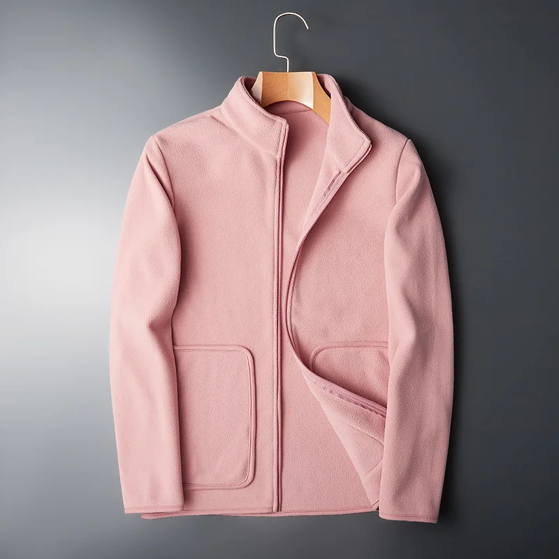 

MRMT 2024 Brand New Fleece Women's Polar Fleece Jacket Women's Top Double-Sided Thickened Sweater Cardigan Men's Jackets