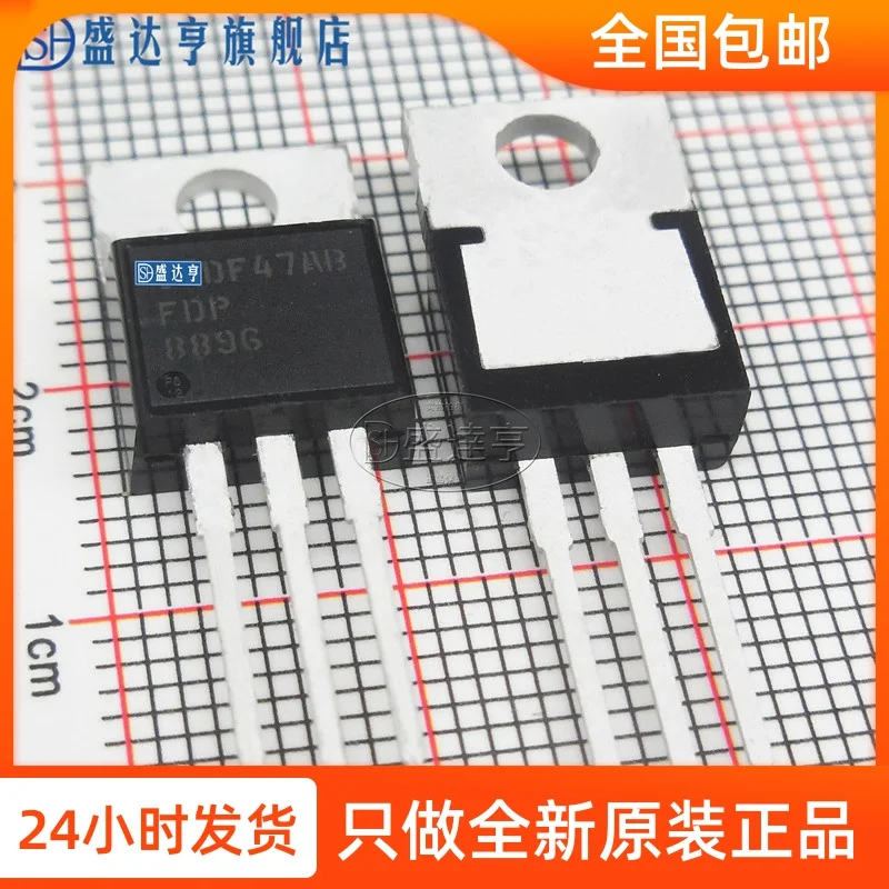 

10 шт./лот FDP8896 92A 30V TO220 DIP MOSFET транзистор, новый оригинальный стробоскоп