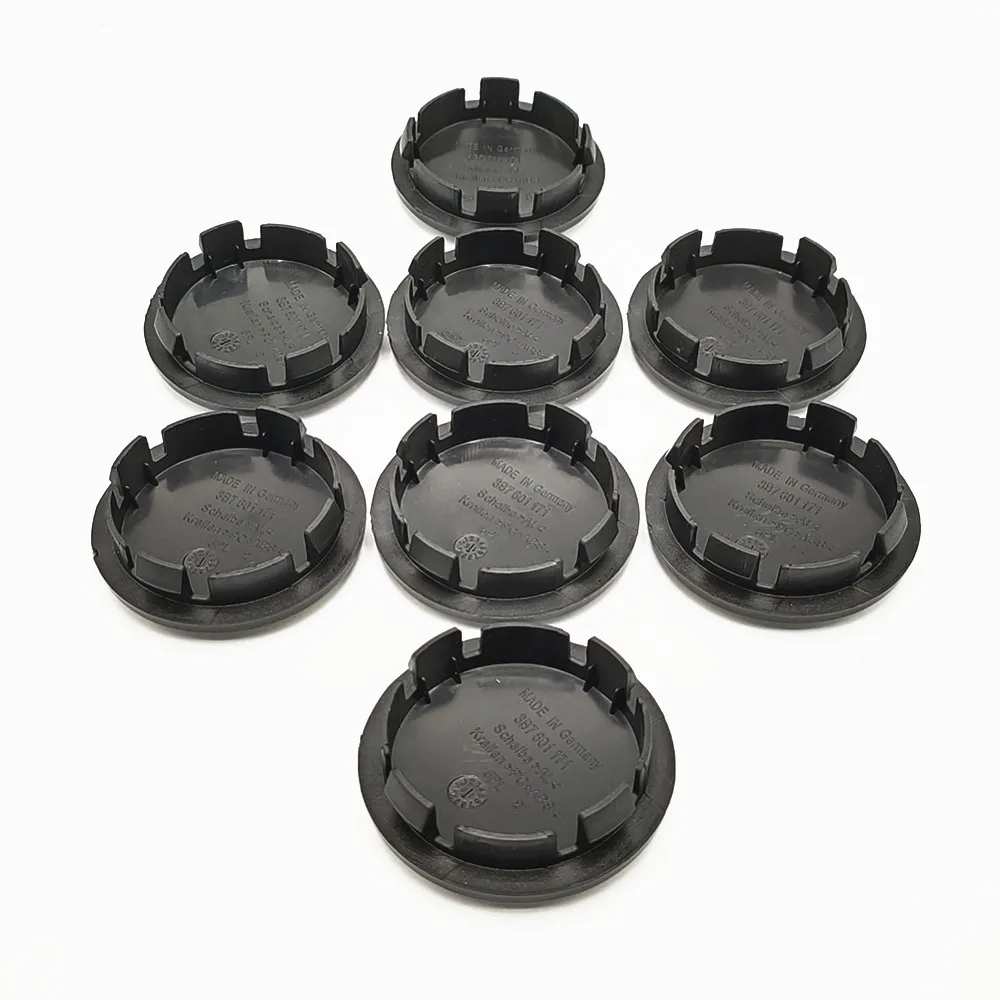 65mm Black Car Wheel Center Caps Hub Cover For Touran Beetle Golf Bora Sharan Tiguan 3B7601171 3B7 601 171