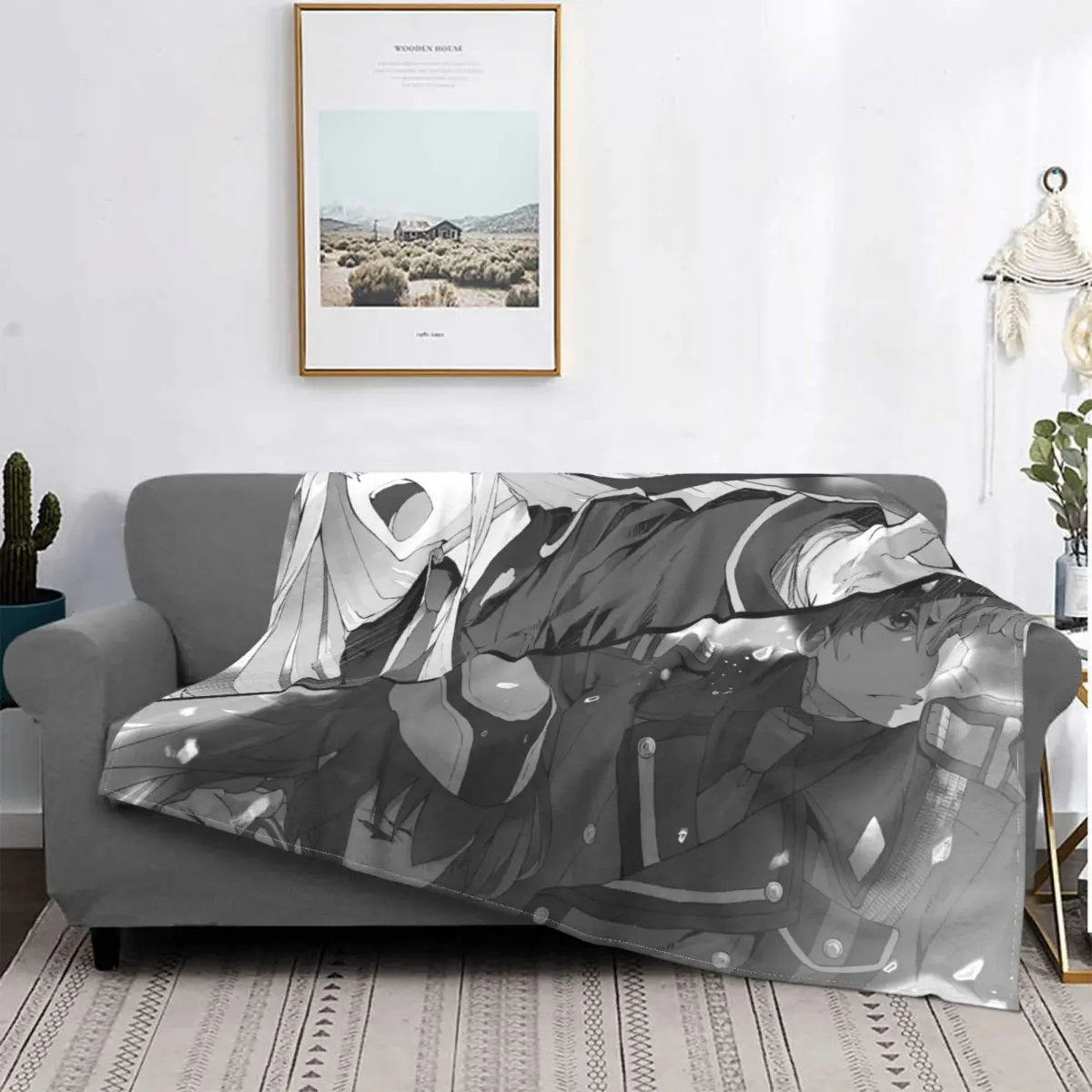 

Anime,Eighty Six Carpet Living Room Flocking Textile A Hot Bed Blanket Bed Covers Luxury Blanket Blanket Flannel Blanket