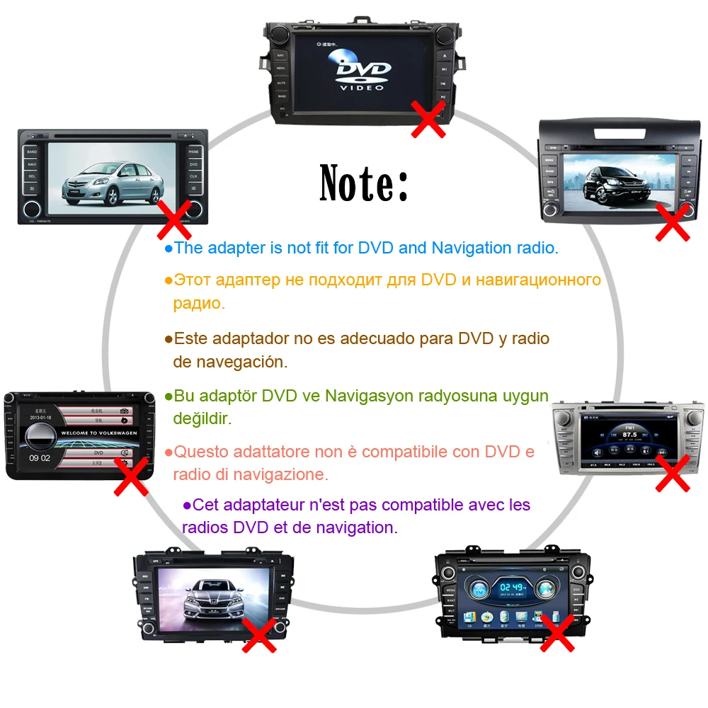 Adaptateur USB AUX MOTOKU Pour Toyota RAV4, Camry, Yaris, Corolla - Remplace 86190-0R010