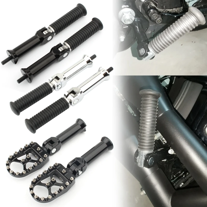 

Rear Passenger Foot Pegs Pedal Footrest Bracket For Harley Softail Breakout Fat Boy Street Bob Sport Glide Deluxe 2018-2024