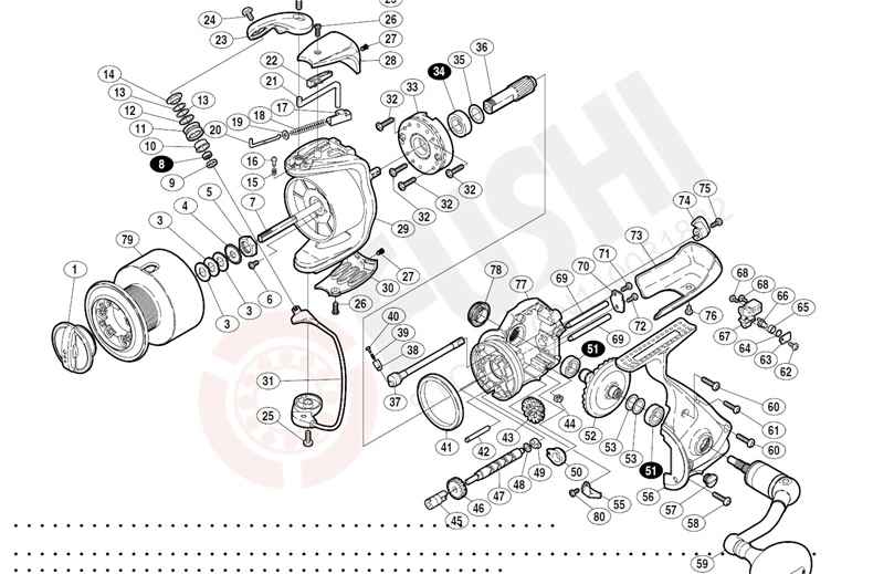 Lot De 2 Roulements à Billes ZPI Pour Poignée, Antirouille, Compatibles Shimano Et Daiwa