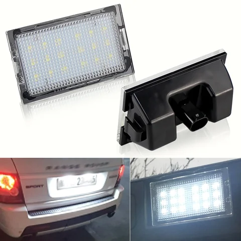 2 шт. светодиодные лампы освещения номерного знака для Land Rover Range Rover Sport L320 Freelander 2 L359 Discovery 3 4 L319 xfc 500040