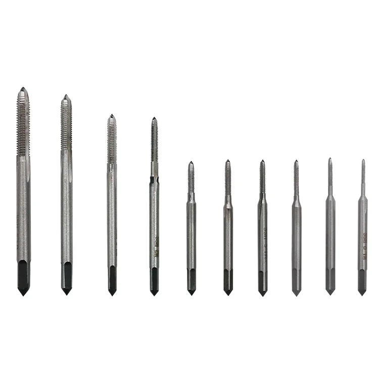 10pcs Micro Machine Screw Taps M1-M3.5 Mini Clocks and Watches Tapping Combination Equipment Tool Set